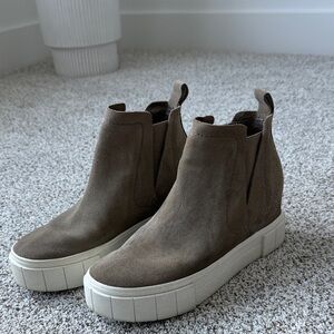 Dolce Vita Taupe Ankle Booties
